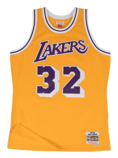 Jersey Mitchell & Ness NBA Swingman Jersey Los Angeles Lakers Magic Johnson Gul | SMJYGS18175-LALLTGD84EJH