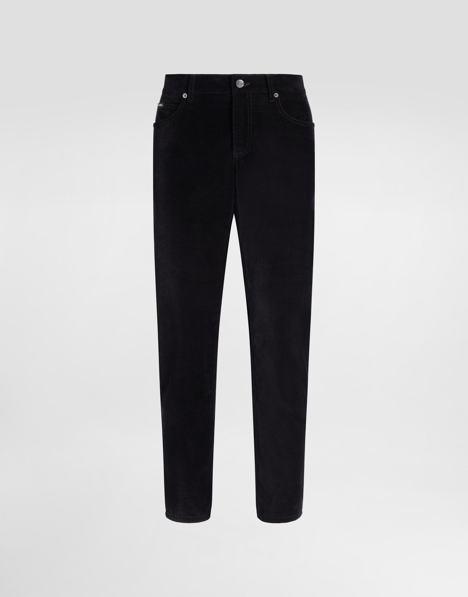 Byxor Dolce & Gabbana Dolce & Gabbana Cotton And Cashmere Regular Trousers Svart | GYJCCTGJ589N0000, 0