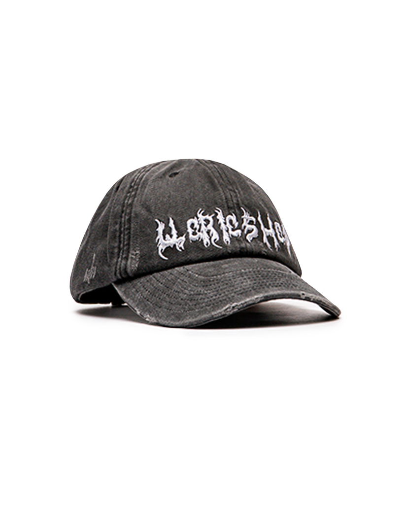 Keps 032C 032c "Faithless" Distressed Baseball Cap Svart | S25-UAW-3101-050