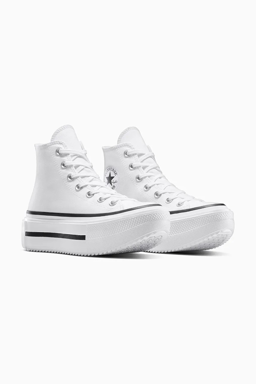 Sneakers och skor Converse Converse Chuck Taylor All Star Lift Double Stack Vit | A12976C, 0