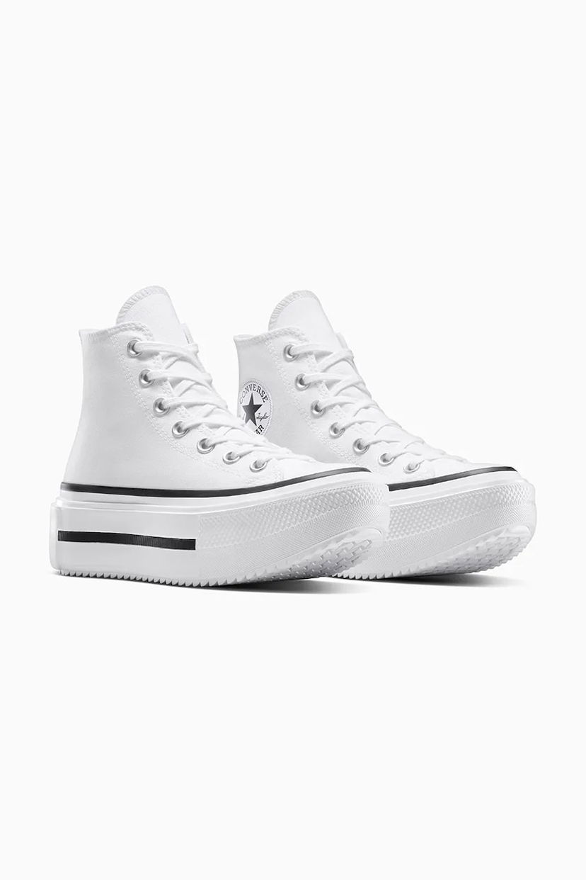 Sneakers och skor Converse Converse Chuck Taylor All Star Lift Double Stack Vit | A12976C