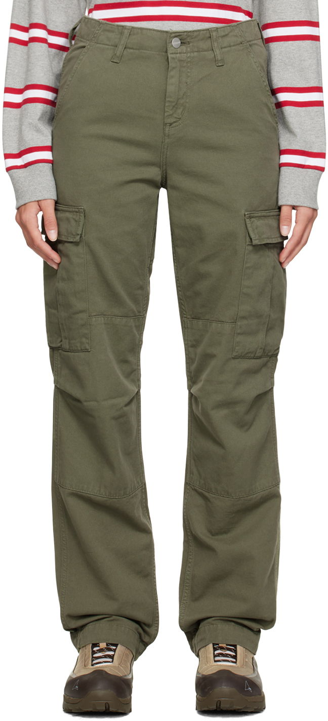Cargo byxor Carhartt WIP Regular Fit Cargo Pants Grön | I030475