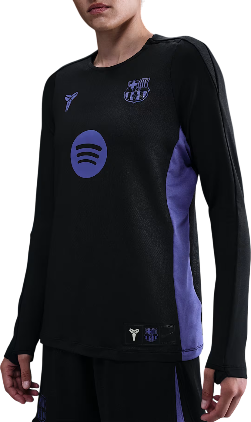 T-shirt Nike Kobe x FC Barcelona Strike Pre-Match Drill Top Svart | hq0484-011