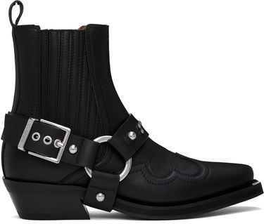 Sneakers och skor GANNI Low Cut Western Chelsea Boots Svart | S2744, 0