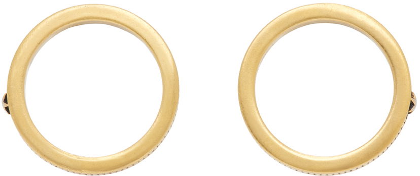 Örhängen Maison Margiela Stud Earrings Beige | SM1VG0048 P6476