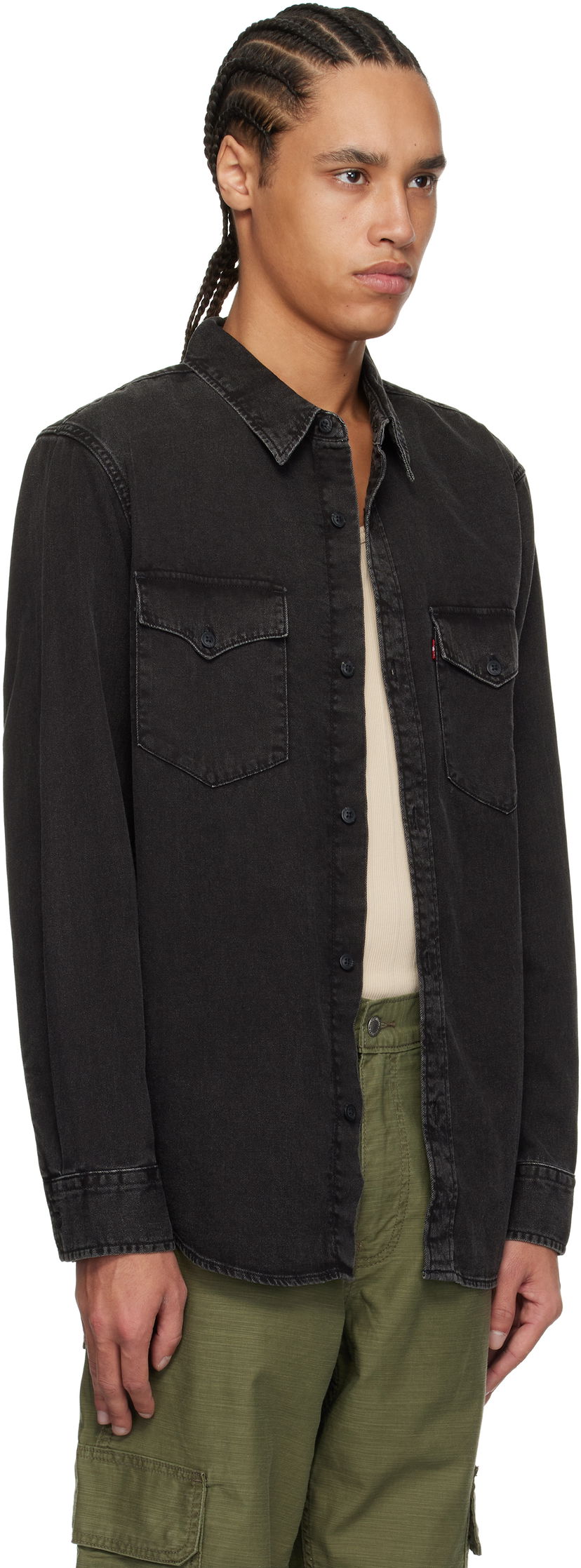Skjorta Levi's Relaxed Fit Western Shirt Svart | A1919-0054