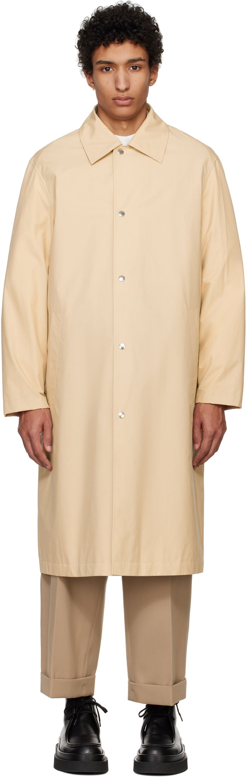 Regnrock Jil Sander Jil Sander Sport Coat Beige | J23AA0007_J45026