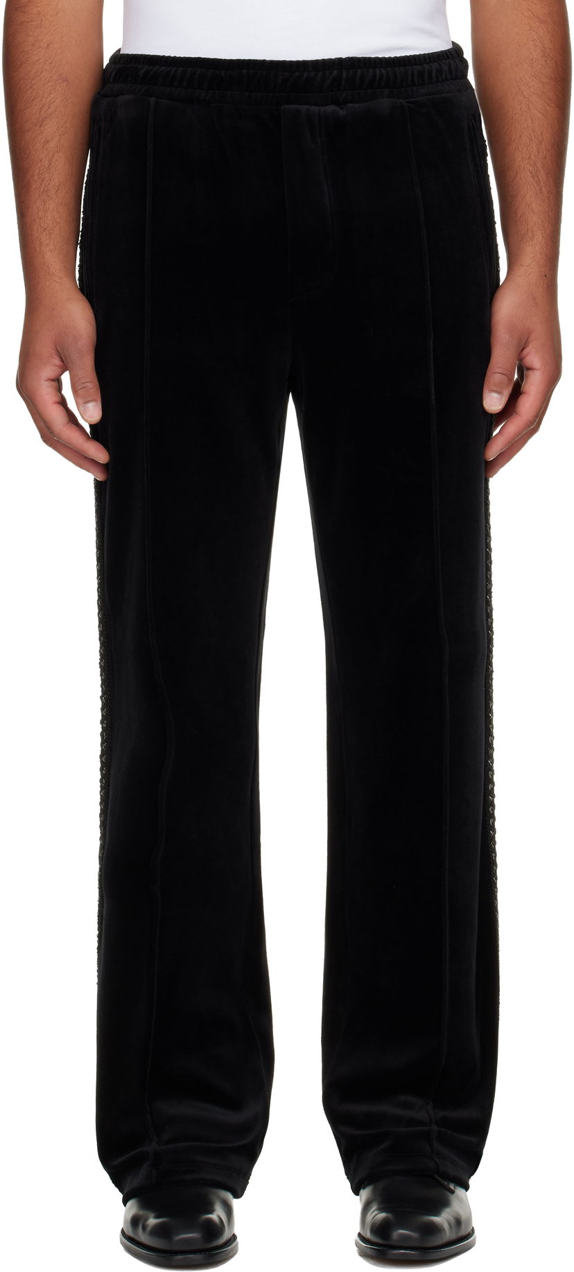 Träningsbyxor Andersson Bell Velvet Track Pants Svart | apa854u