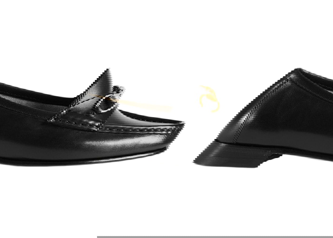 Sneakers och skor Gucci 1953 Horsebit Loafers 'Black Leather' W Svart | 309701 BLM00 1000, 0