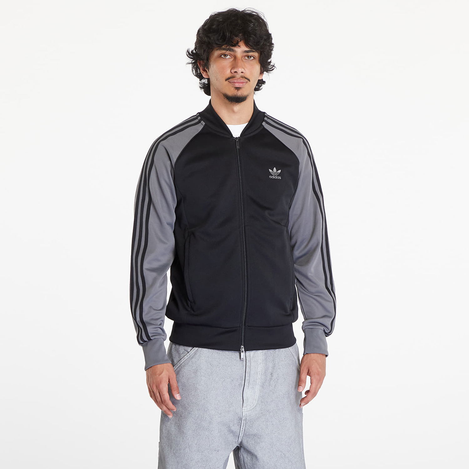 Sweatshirt adidas Originals Sst Track Top Black/ Grey Four Svart | IY9858, 0