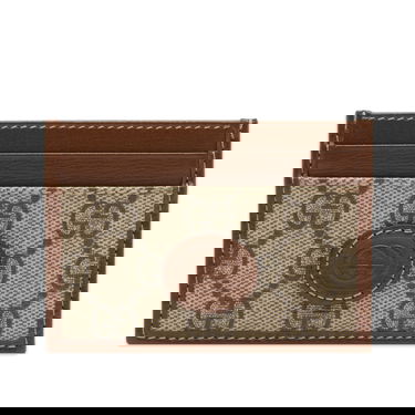 Plånbok Gucci Supreme Oval Card Holder Brun | 673002-92TCG-8563, 0