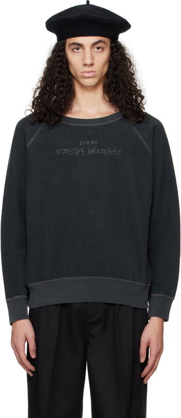 Sweater Maison Margiela Maison Margiela Cotton Sweatshirt Svart | S50GU0228 M25021, 0
