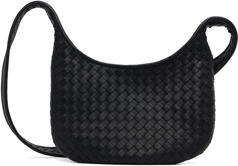 Axelväska Bottega Veneta Bottega Veneta Small Veneto Shoulder Bag Svart | 836918V5RI18803
