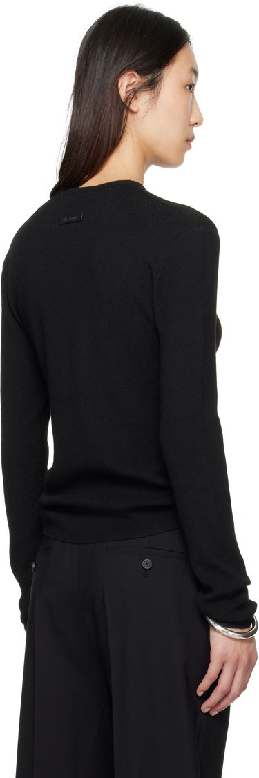 T-shirt Fear of God Fear of God ESSENTIALS Soft Rib Long Sleeve T-Shirt Svart | 192SP257800FW, 2
