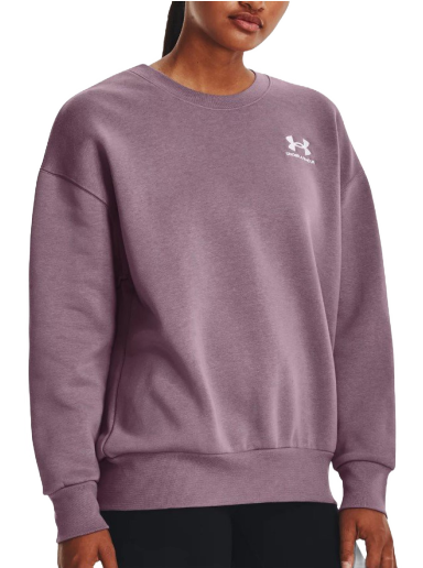 Sweatshirt Under Armour Essential Fleece Oversized Crewneck Purpur | 1379475-500