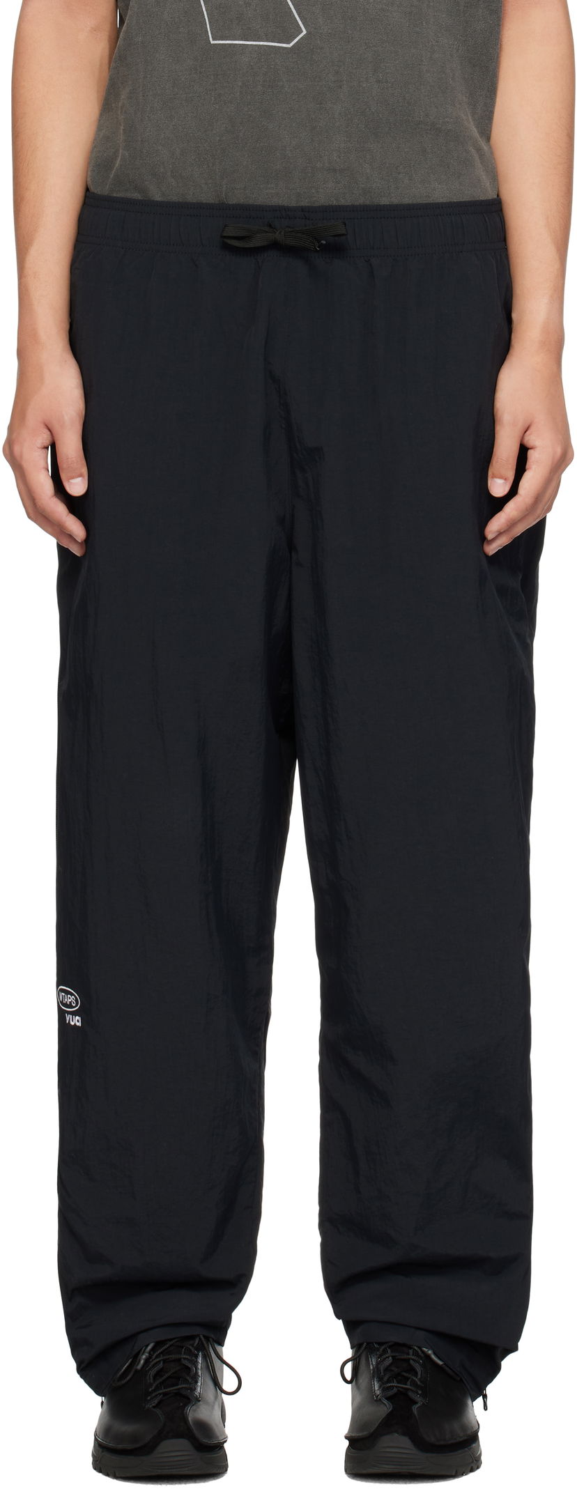 Cargo byxor WTAPS Sweatpants 01 Svart | 242CWDT-PTM01