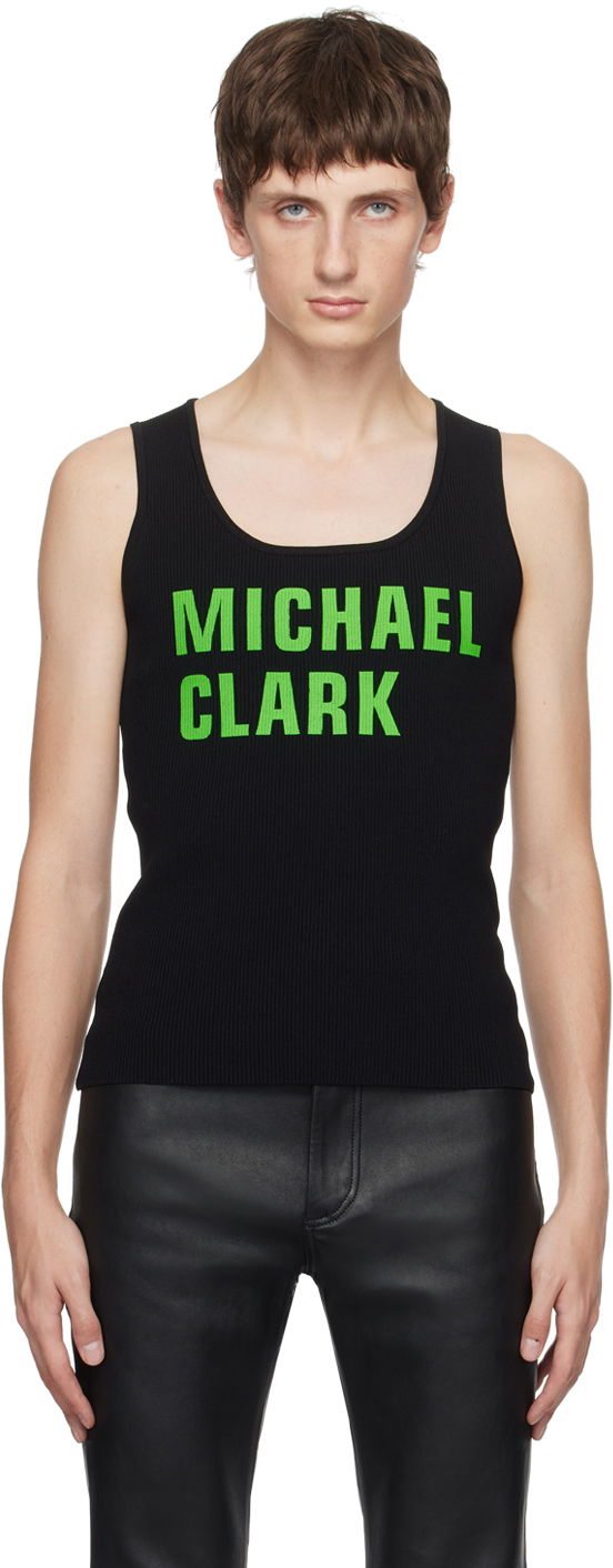 Linne JW Anderson Black Michael Clark Edition Tank Top Svart | KW1024-YN0284