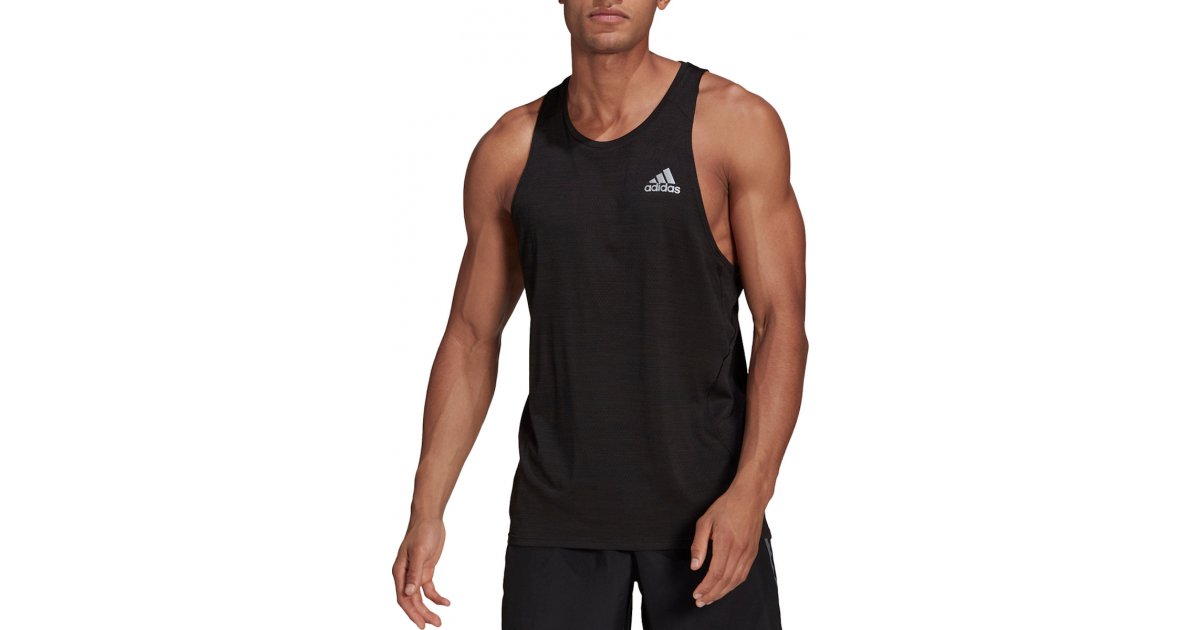 Linne adidas Performance Tee Runner Svart | gn2164, 1