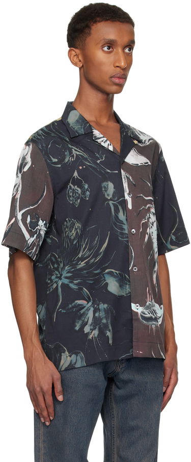 Skjorta Paul Smith Paul Smith Mixed Panel Thistleberry Print Shirt Flerfärgad | M1R-905UM-N02517-47, 1