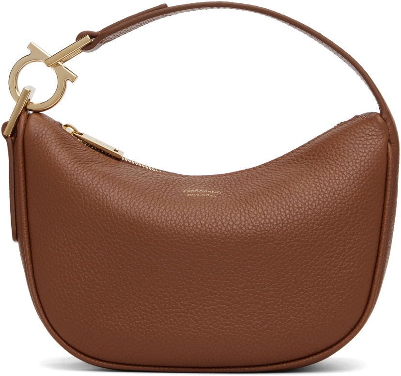 Axelväska FERRAGAMO Ferragamo North-South XS Shoulder Bag Brun | 785985