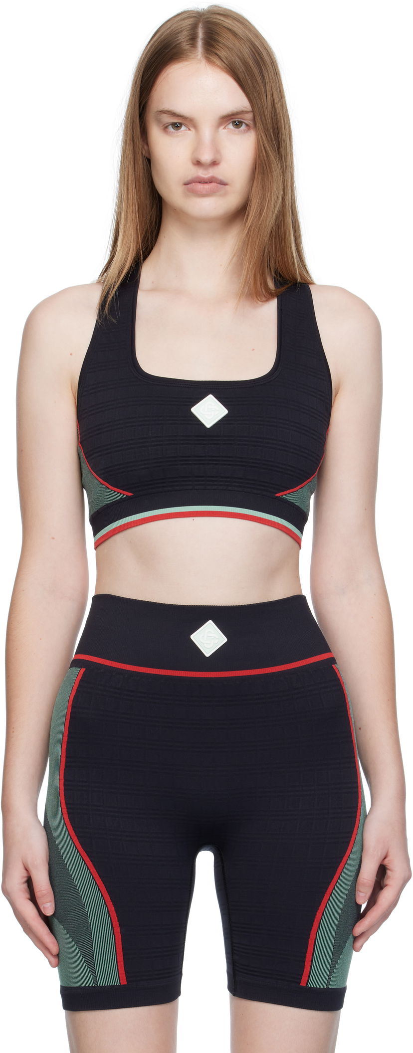 Behå Casablanca Casablanca Seamless Sports Bra Svart | WPF25-ACT-029-01