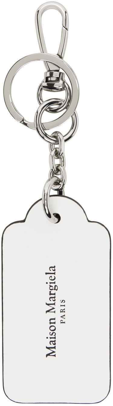 Nyckelringar Maison Margiela Tag Keychain Vit | SA1UA0005 P6448