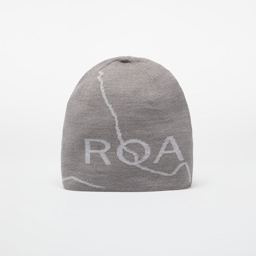 Mössa ROA ROA Logo Wool Beanie Grå | RBUW288YA12 GRY0001