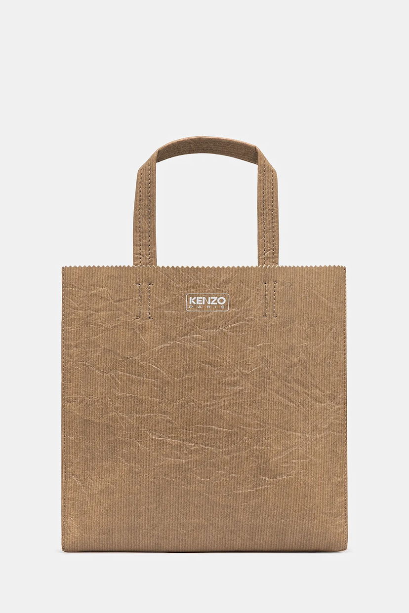 Tygpåse KENZO Kenzo Small Tote Bag Brun | FF62SA110L06