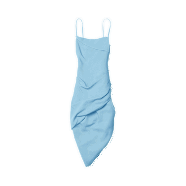 Klä Jacquemus La Robe Saudade Longue Dress Blå | 213DR106 1061 320, 0