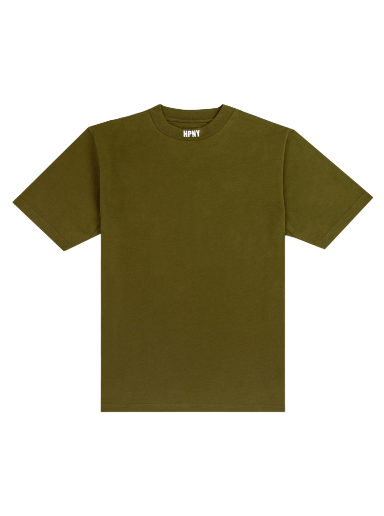 T-shirt HERON PRESTON HPNY EMB SS Tee Grön | HMAA034S23JER0015501