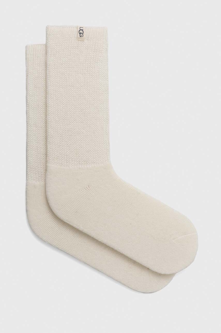 Strumpor UGG Wool Blend Socks Vit | 1145335, 0