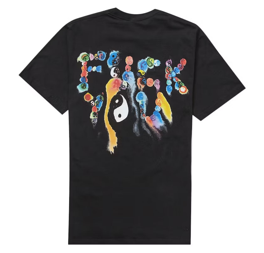 T-shirt Supreme Yin Yang Tee Svart | FW23T53 BLACK, 1