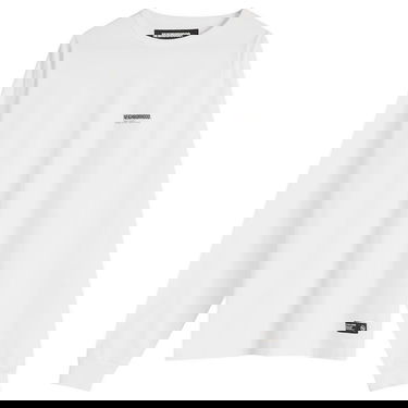 T-shirt Neighborhood Classic Logo Longsleeve T-Shirt, Size Large Vit | 251FPNH-CSM03-WHT, 1