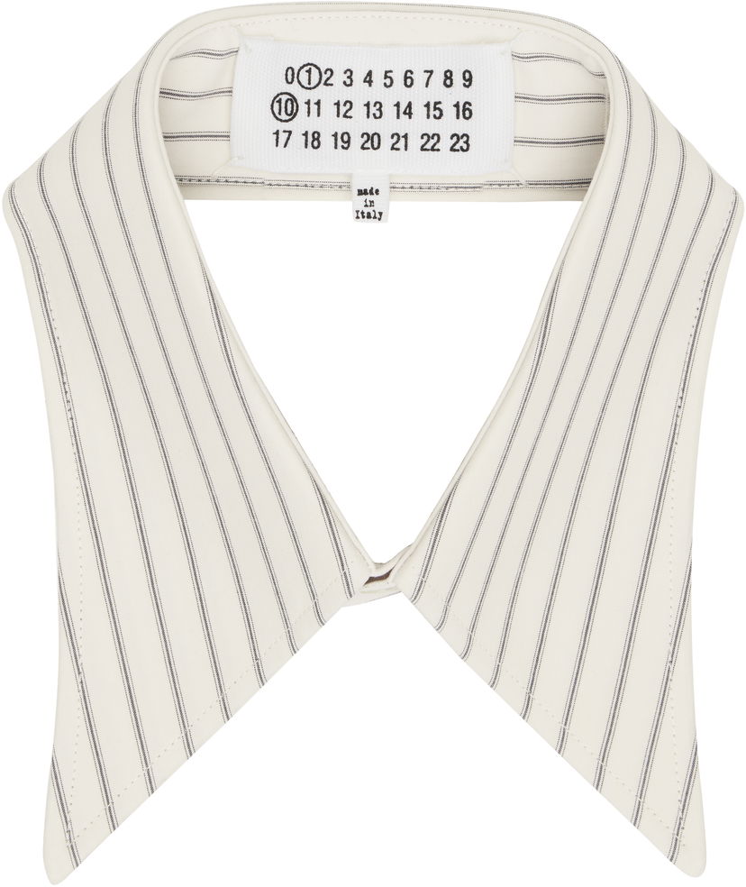 Skjorta Maison Margiela Maison Margiela Stripe Collar Vit | S50FX0035 M35305