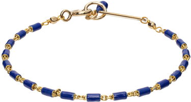 Armband ISABEL MARANT Chain Bracelet with Blue Enamel Blå | BR0002FA-A3B01B, 0
