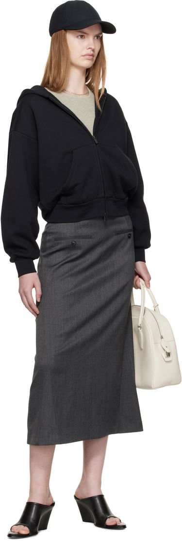 Sweatshirt Fear of God Fear of God ESSENTIALS Classic Fit Zip-Up Hoodie Svart | 192SP255090FW, 3