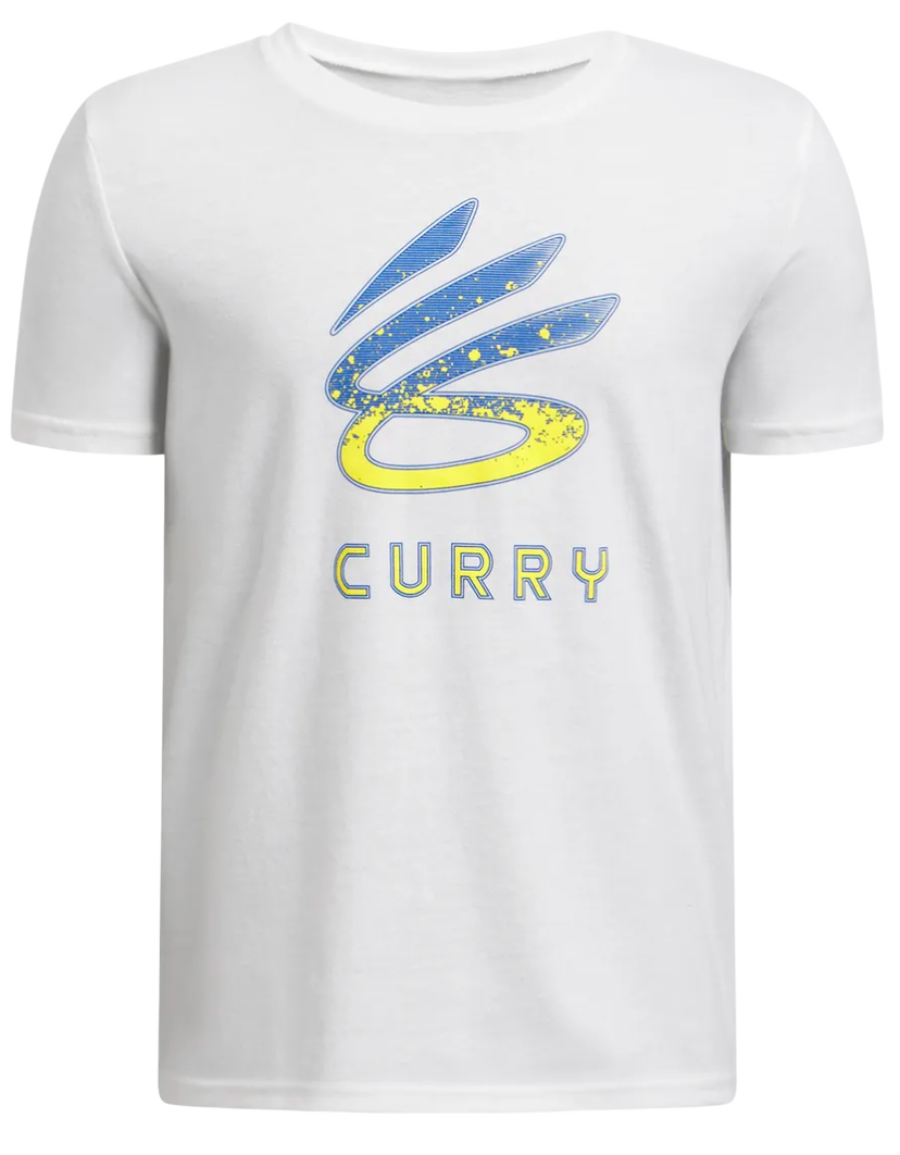 T-shirt Under Armour Curry Logo Graphic T-Shirt Vit | 1387102-101