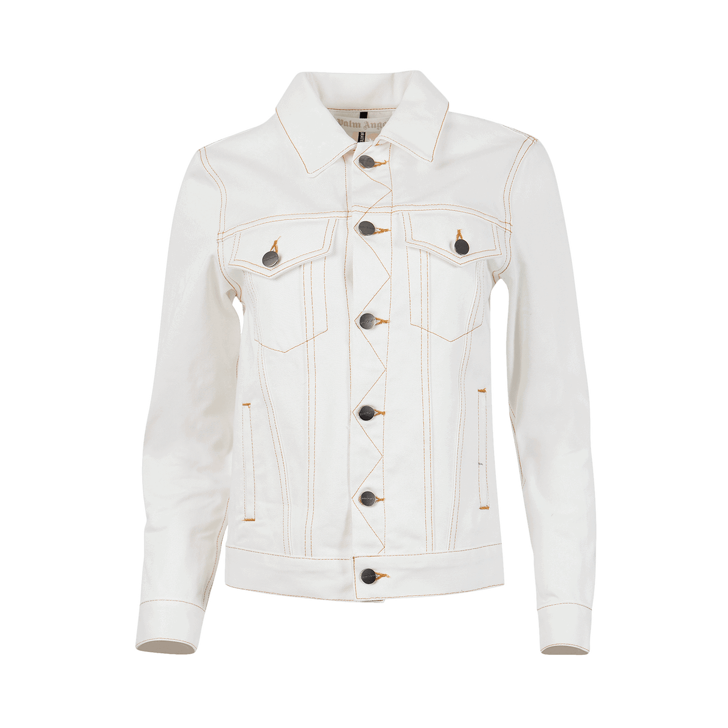 Jacka Palm Angels x The Webster Logo Degrade Denim Jacket Vit | PWYE011G21DEN0010140, 0