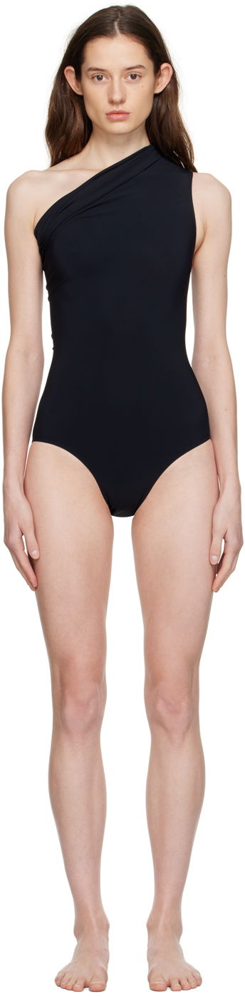 Badkläder Rick Owens Rick Owens Athena One-Piece Swimsuit Svart | RP01C5072 W