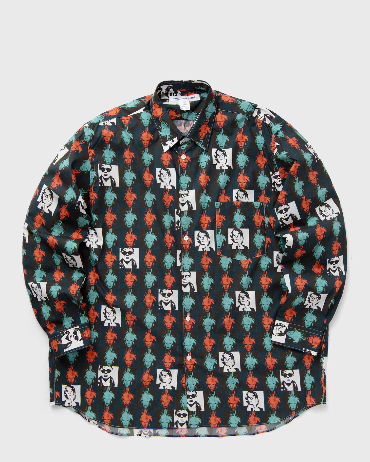 Skjorta Comme des Garçons Warhol Print Button-Down Shirt Flerfärgad | FM-B001-S24-1, 1