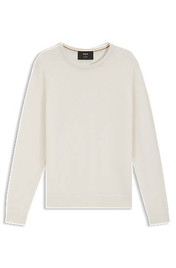 Sweater BOSS Regular-fit cashmere sweater Vit | 50500698, 0