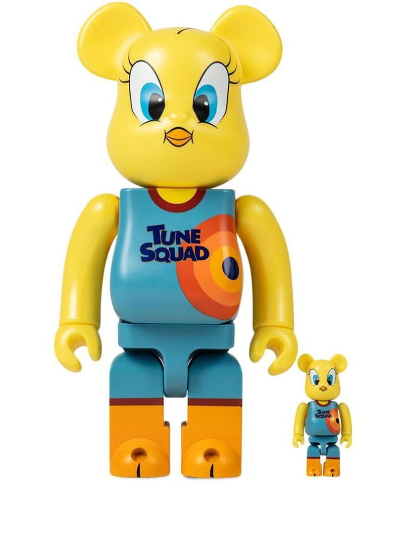 Samlarobjekt Medicom Toy x Space Jam A New Legacy Tweety BE@RBRICK figure set - Yellow Gul | MEDI009019525263