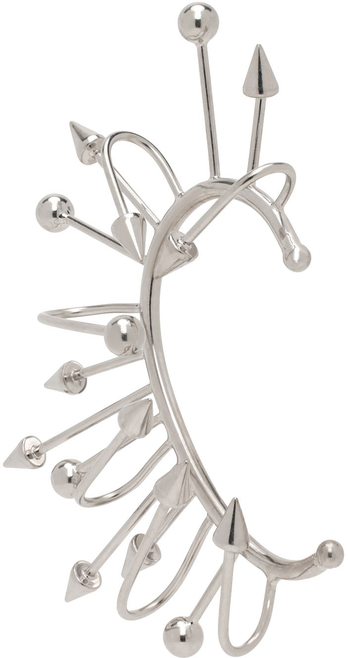 Örhängen Jean Paul Gaultier Jean Paul Gaultier Multiple Spikes Single Ear Cuff Metallisk | 24/25-U-BO043-X053-91, 1