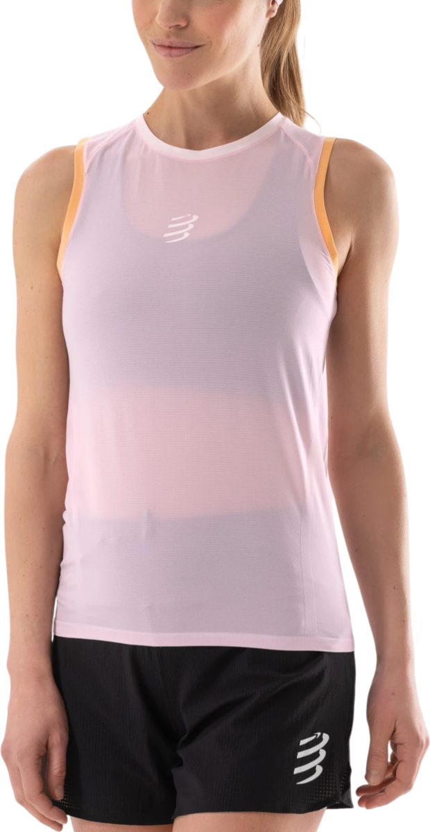 Linne Compressport Trail Racing Tank Top Rosa | atsw3853-atsw3853097