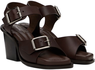 Sneakers och skor LEMAIRE Square Heeled Sandals Brun | FO0024 LL196, 3