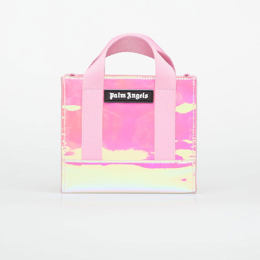 Tygpåse Palm Angels Iridescent Mini Tote Rosa | PGNA003F25FAB0018110