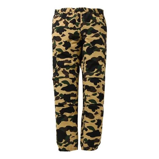Cargo byxor BAPE Camo Cargo Pants Gul | 1H30-152-016