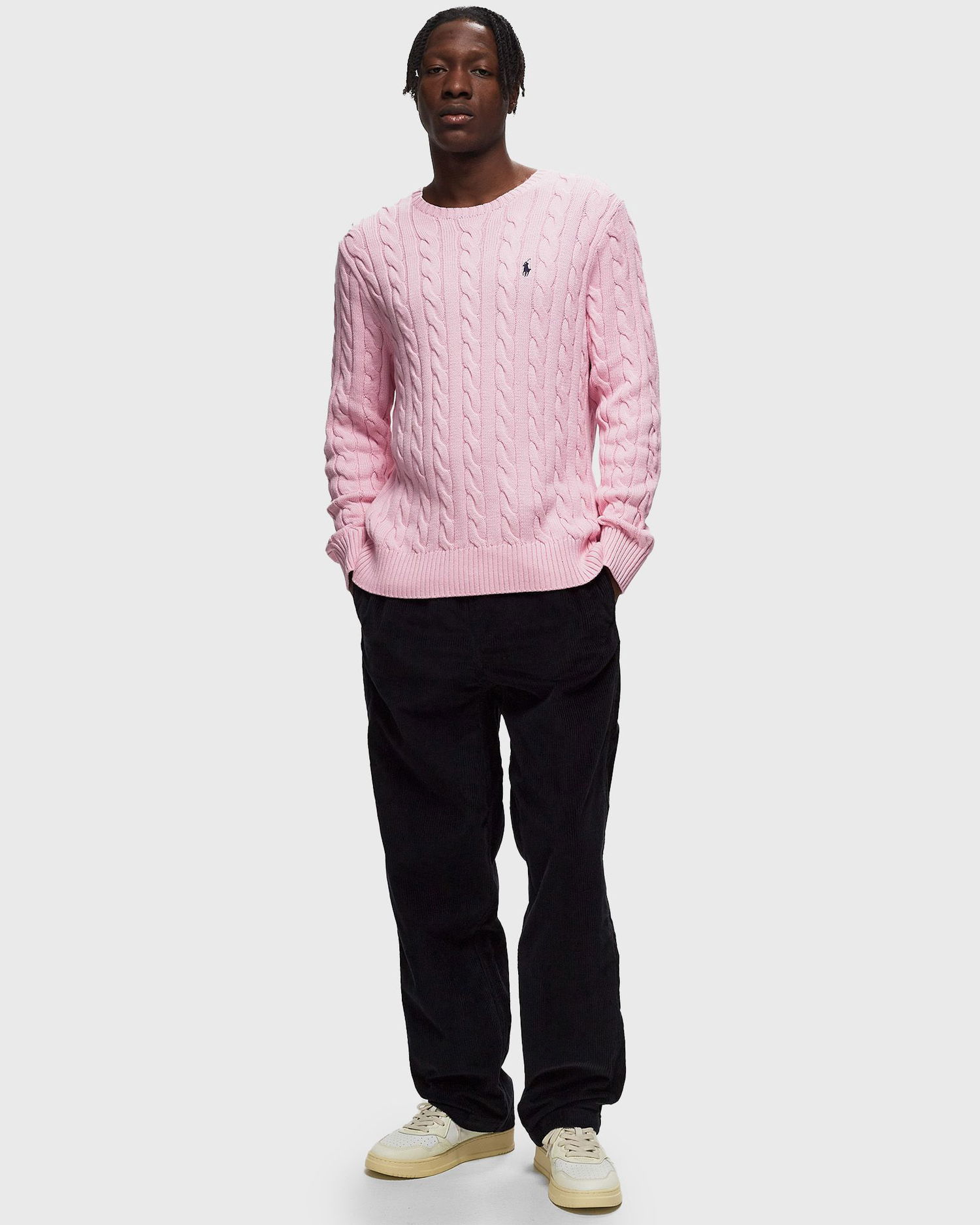 Sweater Polo by Ralph Lauren LS DRIVER CN-LONG SLEEVE-PULLOVER Rosa | 710775885027, 1