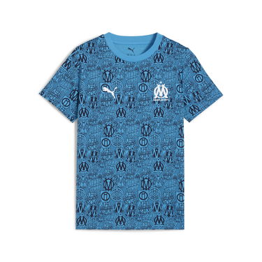 T-shirt Puma Olympique de Marseille FtblCulture All-over Print T-Shirt Blå | 781580_07, 4