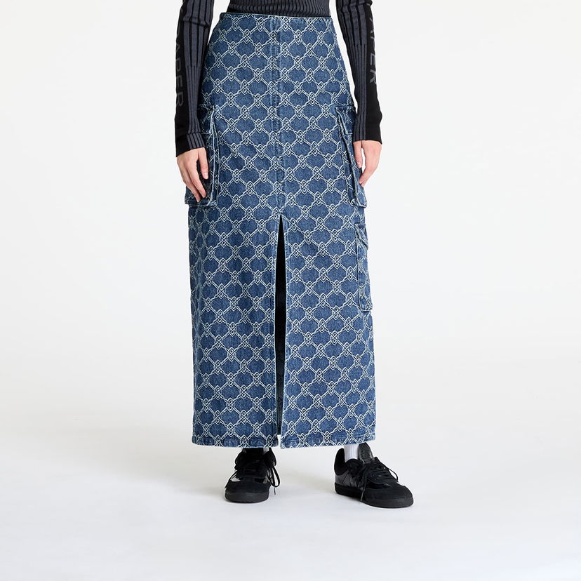 Kjol DAILY PAPER Skirt Zora Denim Cargo Skirt Blue Blå | 2421066